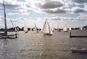 A sailing regatta